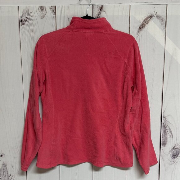 The North Face Women’s 1/4 Zip Fleece Pullover Pink Medium EUC - Picture 2 of 9